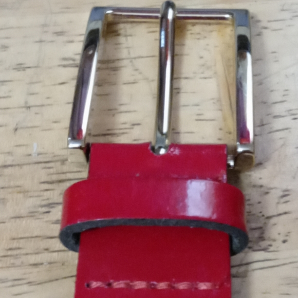 🇬🇧Express Vintage Made in England Red Belt Small,Fits 28-33,New!! Nice Gift. - Picture 8 of 15